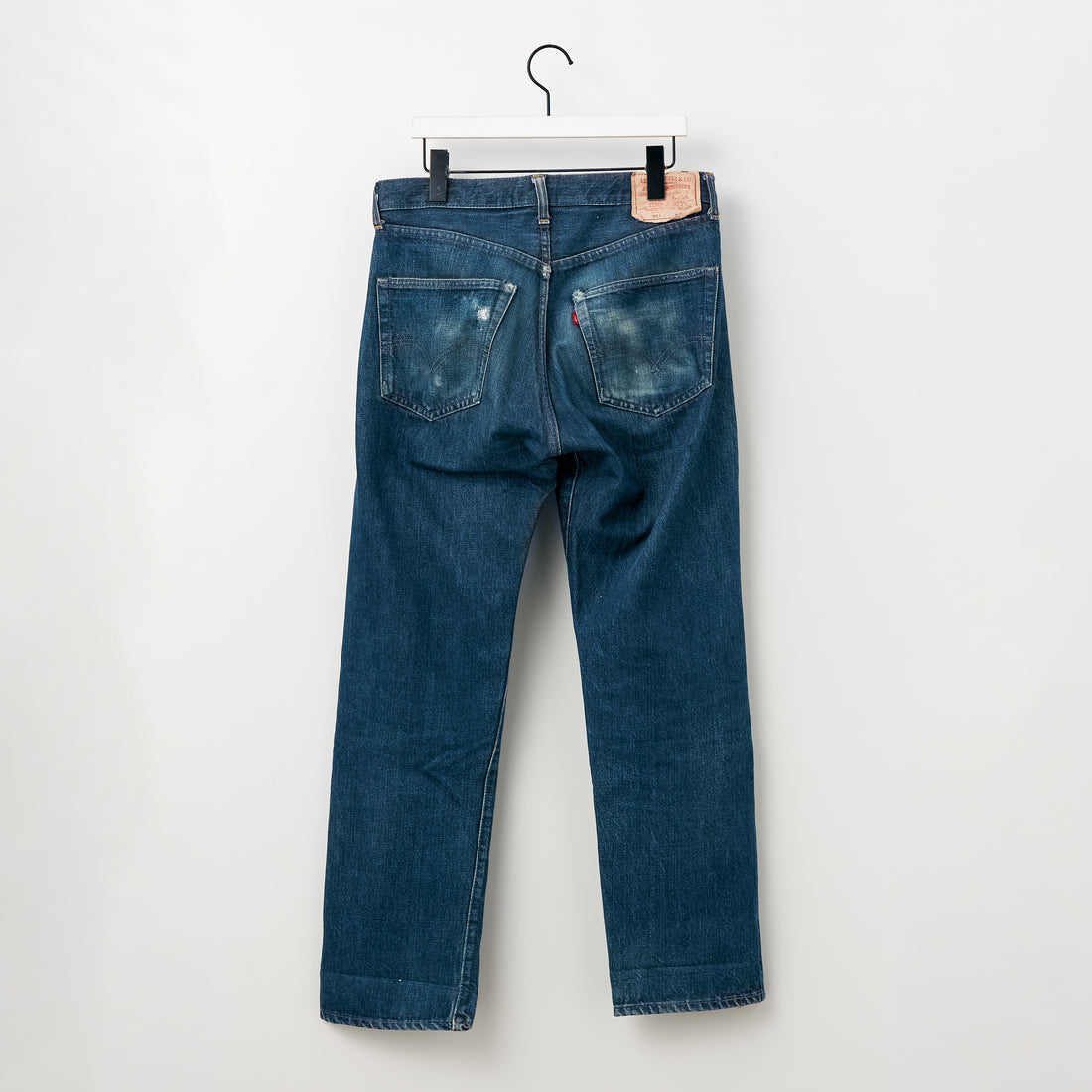 Levi's 501 BIGE オリジナル top裏刻印2/赤耳/足長Ｒ